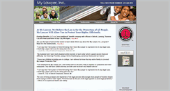 Desktop Screenshot of mylawyerinc.com
